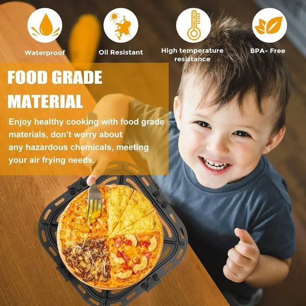 Air Fryer Replacement Grill Pan Fit for COSORI Air Fryer 5 QT, Air Fryer Rack Replacement Parts Accessories Grill Plate Crisper Plate Tray, Non-Stick, Dishwasher Safe…3