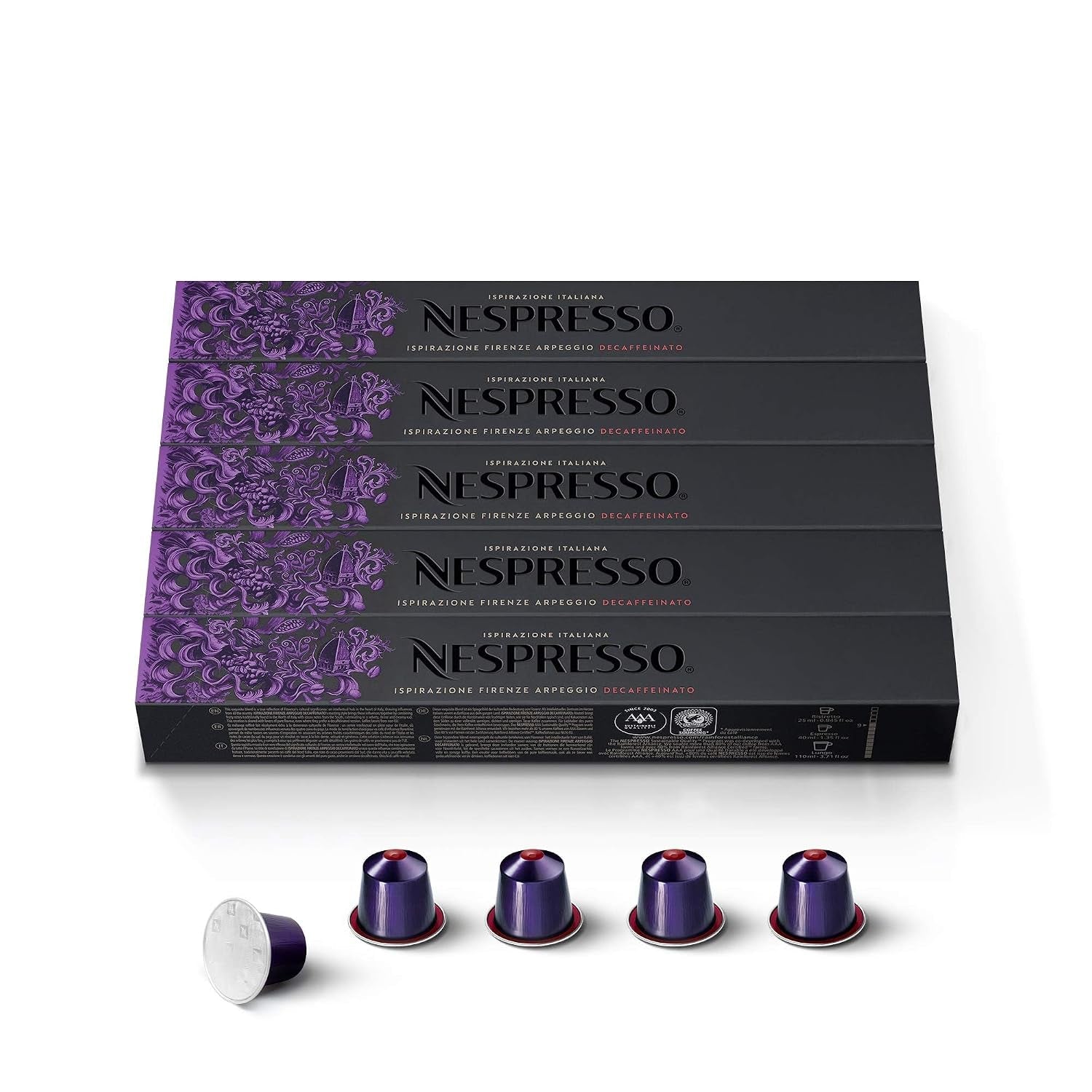 nespresso-original-arpeggio-decaffeinato-50-count-espresso-coffee-pods-capsules-dark-roast-pack-of-1
