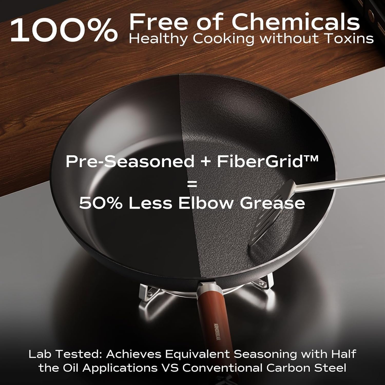 carbon-steel-frying-pan-pre-seasoned-11-inch-cooking-skillet-wooden-handle-pfas-pfoa-free-nitrided-black-fry-pan-for-kitchen-camping-chef-use