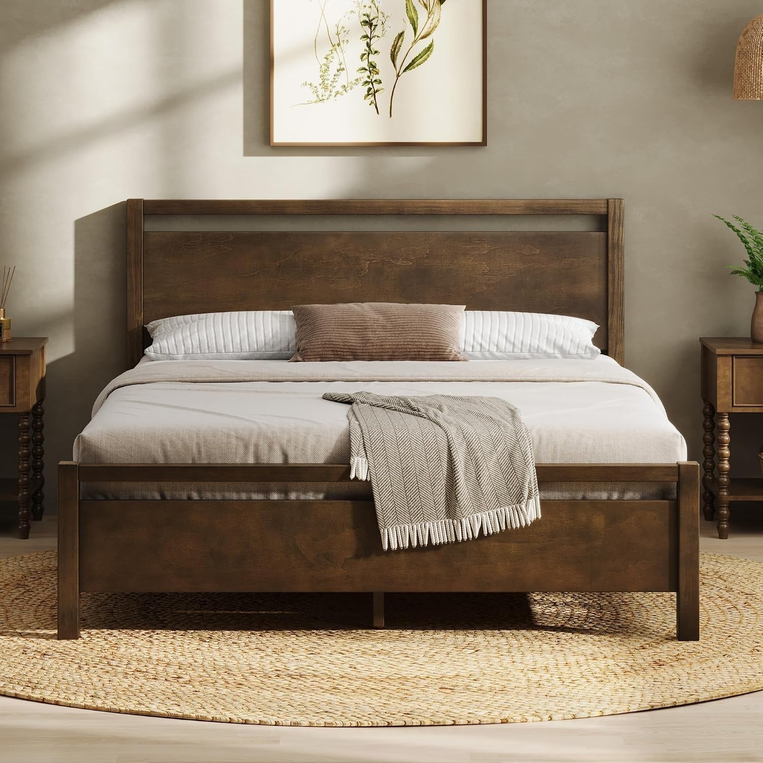 minimalist-king-size-solid-wood-bed-frame-with-headboard