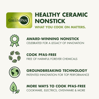 Valencia Pro 22 Piece Cookware Set Ceramic Nonstick Pots & Pans | Pfas-Free Nonstick, Induction Ready, Compatible with All Stovetops, Hard Anodized, Dishwasher Safe, Oven Safe up to 600F11