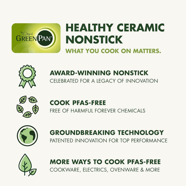 Valencia Pro 22 Piece Cookware Set Ceramic Nonstick Pots & Pans | Pfas-Free Nonstick, Induction Ready, Compatible with All Stovetops, Hard Anodized, Dishwasher Safe, Oven Safe up to 600F11