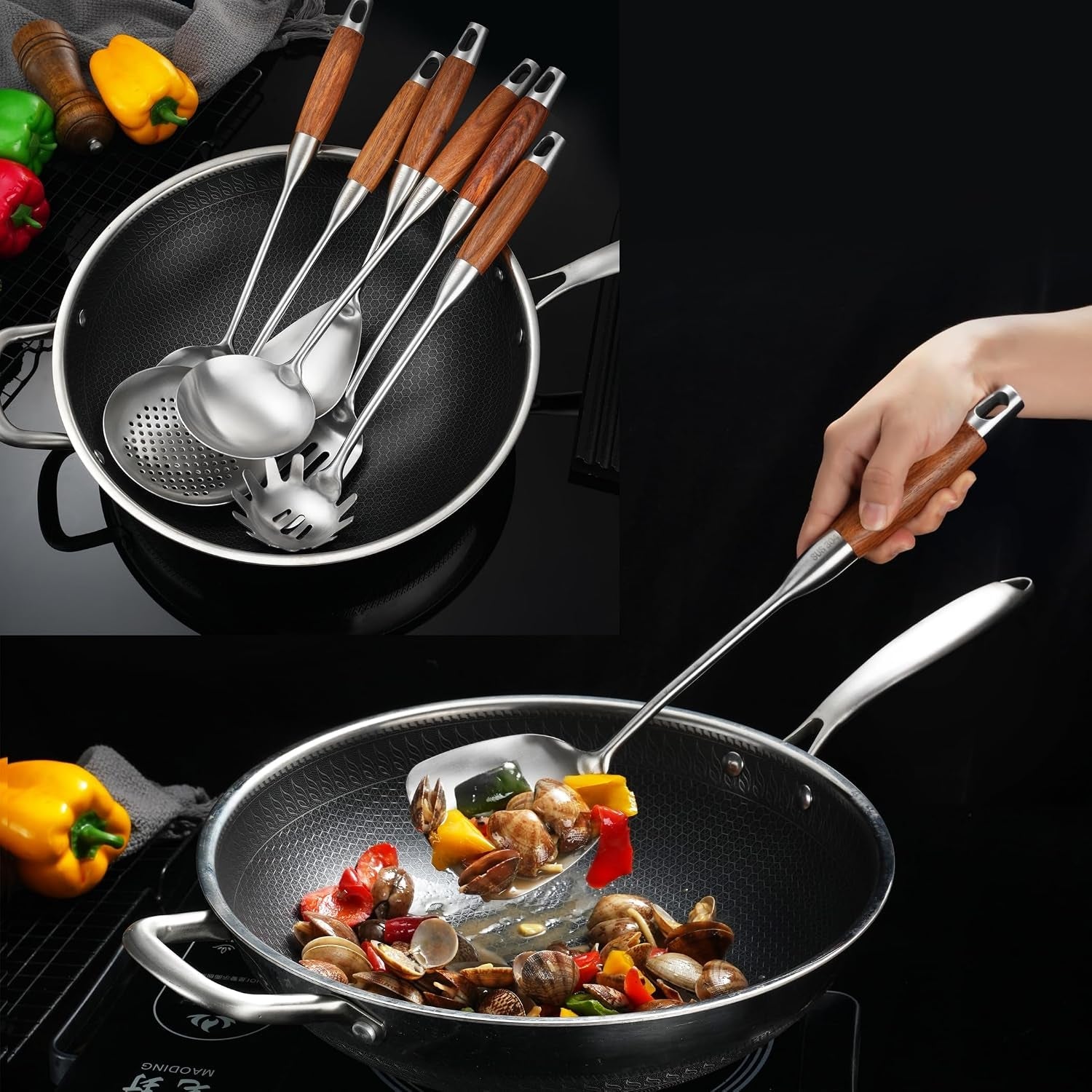 stainless-steel-kitchen-utensils-set-for-cooking-wooden-handle-9pcs