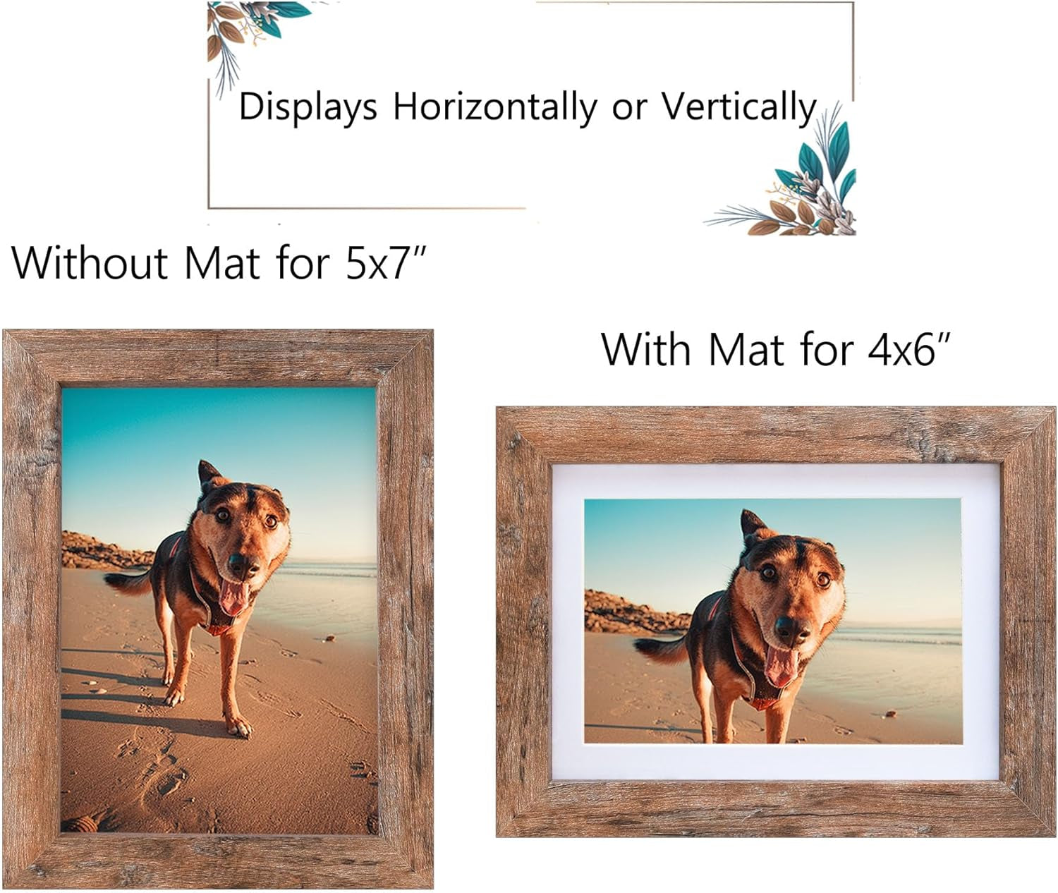5x7-picture-frame-can-display-photo-4x6-with-mat-wood-frame-with-shatterproof-plexiglass-wall-tabletop-display-rustic-brown