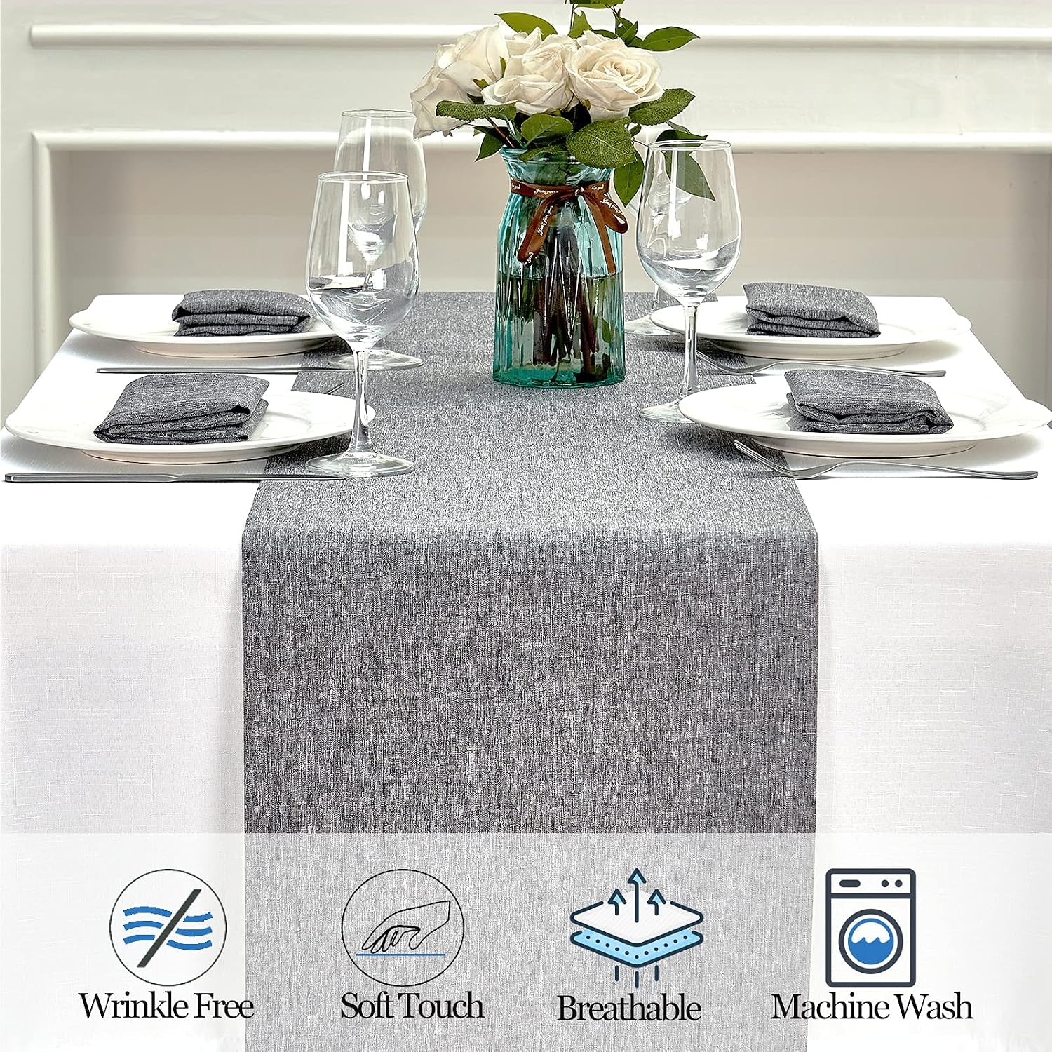 linen-farmhouse-table-runner-large-burlap-style-soft-and-waterproof-decorative-fabric-runner-for-outdoor-wedding-and-dinner-14-x-48-inch-dark-grey