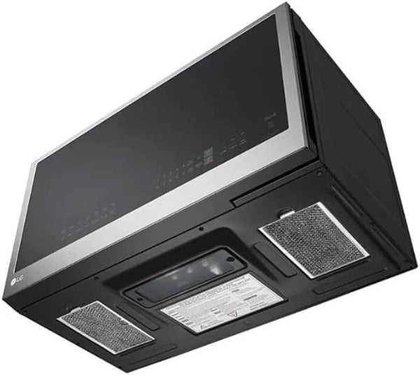 LG Smart 30 In. W 2 Cu. Ft. over the Range Microwave with Easyclean 1,050-Watt in Printproof Stainless Steel MVEL2033F6