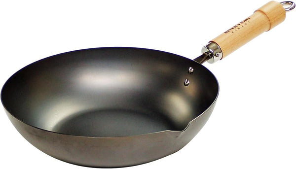 Iron Frying Pan, Extreme Japan, 11.8 Inches (30 Cm), Induction Compatible, Made in Japan, Wok1