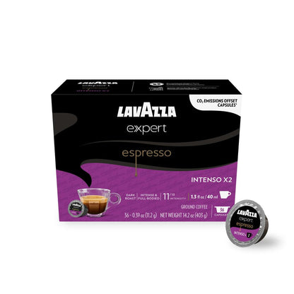 Lavazza Expert Espresso Intenso Double Shot Capsules, Dark Roast, Arabica and Robusta Blend, Compatible with Lavazza Classy Machines (36 Capsules)9