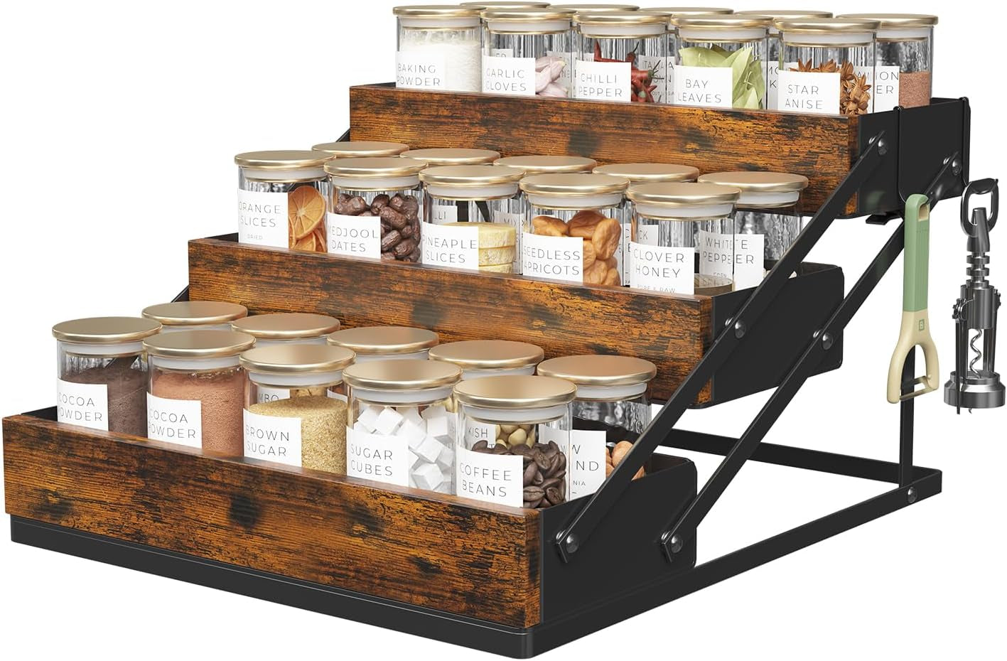 3-tier-spice-rack-organizer-for-cabinet-foldable-spice-rack-for-countertop-cabinet-drawers-rustic-wooden-seasoning-spice-storage-for-kitchen-station-pantry-home-1pc