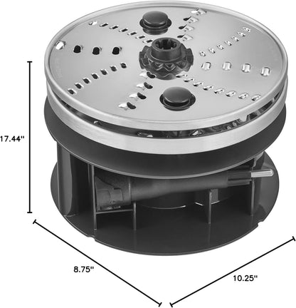 Kitchenaid 13-Cup Food Processor, KFP1318, Contour Silver | All-In-One Storage Solution, Chop, Shred, Knead and Mix. Adjust Slicing Thickness, 3-In-1 Feed Tube, Storage Caddy6