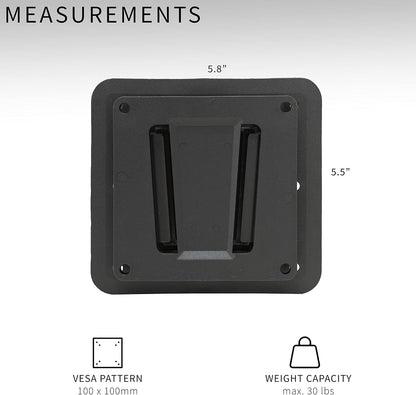 VIVO Black RV TV Mount for Screens up to 43 Inches, Mount-Vwrv1 | Anti-Rust Quick Release Plastic Polymer Mount, Low Profile Wall Bracket for Camping, VESA 100X100Mm, Holds 30 Lbs6