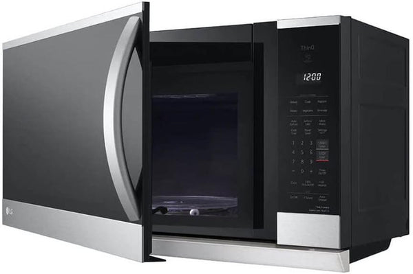 2.1 Cu. Ft. 30 In. Width Printproof Stainless Steel 1,050-Watt Smart Over-The-Range Microwave Oven with Extendavent 2.05