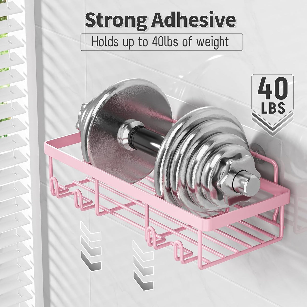 5-pack-shower-caddy-for-inside-shower-pink-bathroom-decor-set