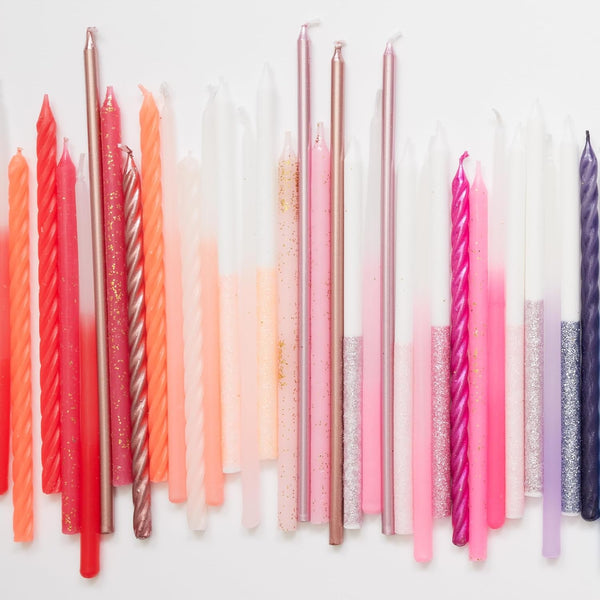 Glitter Birthday Candles (Pack of 24)2