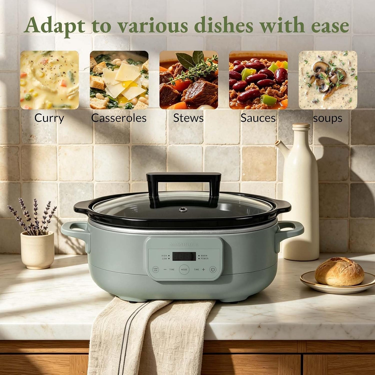 magnifique-6-quart-programmable-slow-cooker-removable-healthy-nonstick-pot-small-kitchen-appliance-for-family-dinners-serves-6-people-heat-settings-keep-warm-olive