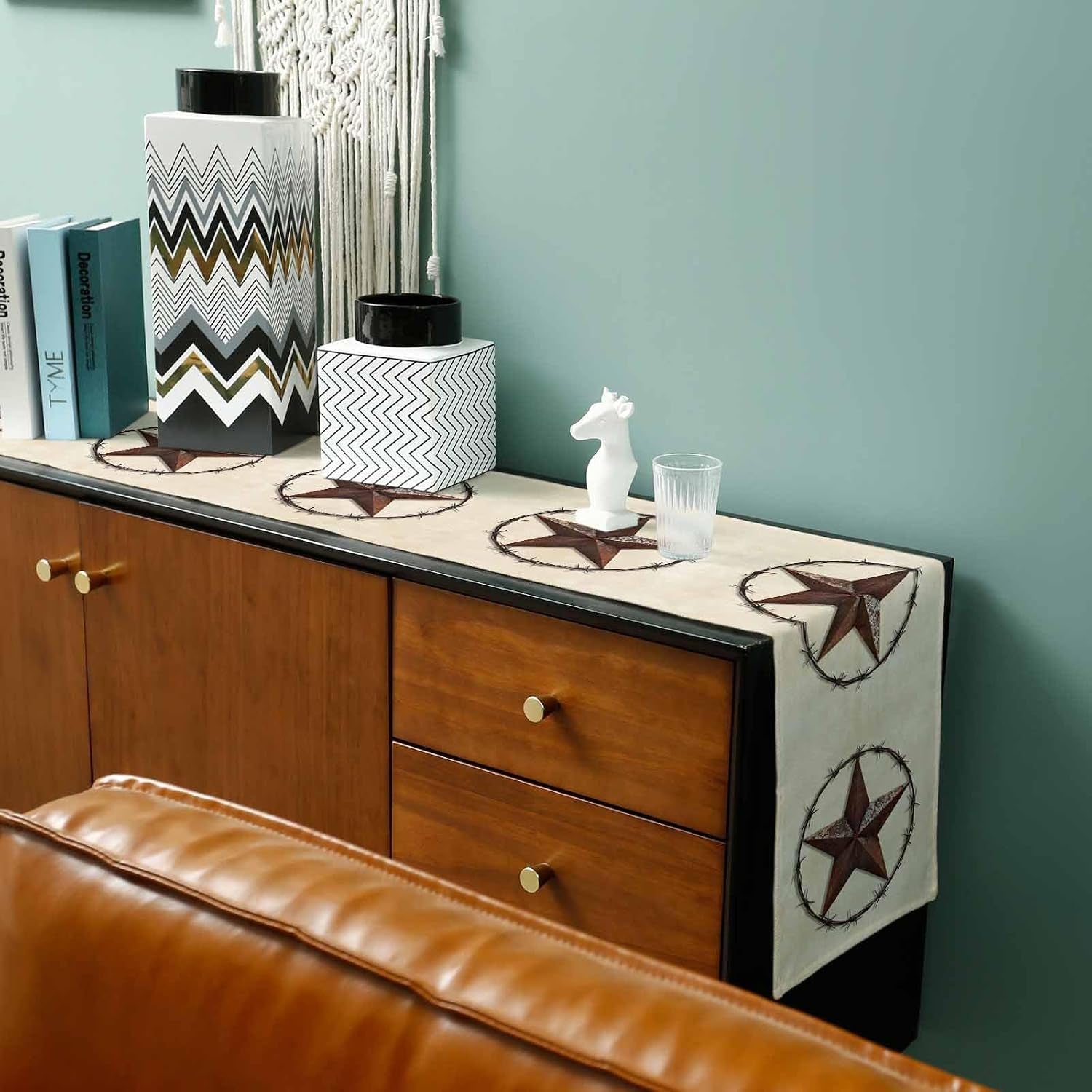 texas-western-star-rustic-table-runner-cotton-linen-small-36-inche-barn-star-dresser-scarves-kitchen-coffee-dining-farmhouse-cowboy-tablerunner-for-country-home-living-room-holiday-dinner-scarf-decor