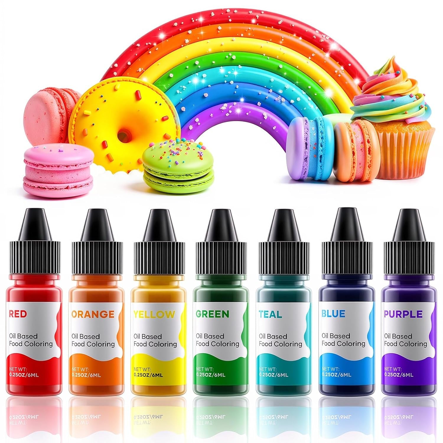 oil-based-food-coloring-for-chocolate-rainbow-oil-edible-food-dye-set-for-halloween-baking-royal-icing-cookie-supplies-gluten-free-7x6ml-food-grade-food-color-kit-0-25-fl-oz-bottles