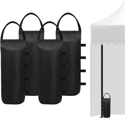 125 LBS Canopy Weights Sand Bags for Canopy Outdoor Advertising Tent Sunshade Fixed Windproof Pop up Tent（No Sand） 4-Pack Package May Vary1
