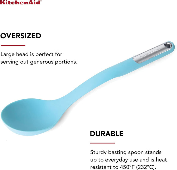Kitchenaid Silicone Basting Spoon, Aqua Sky3