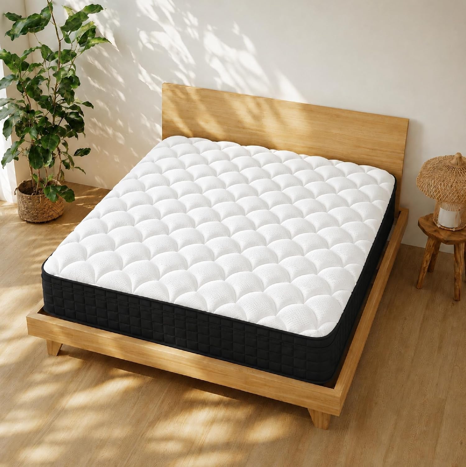 full-size-12-inch-hybrid-innerspring-mattress-individual-pocket-coils-gel-memory-foam-medium-soft-black-white-cover-fiberglass-free-certipur-us-certified-compressed-bed-in-a-box-54-x-75