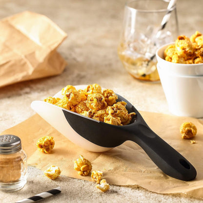 Magnetic Ice Scoop for Freezer, Bpa-Free Food Scooper, Black | Flexi-Plastic Popcorn Scoop with Soft Grip Handle - Dishwasher Safe Ice Scooper - Food Scooper for Flour, Grains, Pet Food9