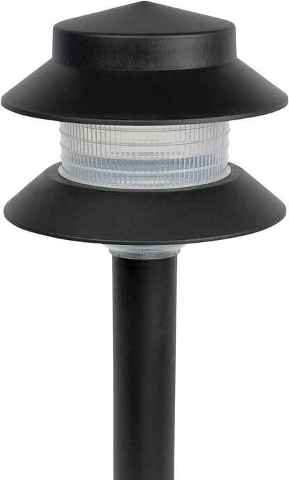 Paradise GL22627 Low Voltage Plastic 4W Path Light (Black, 12 Pack)2