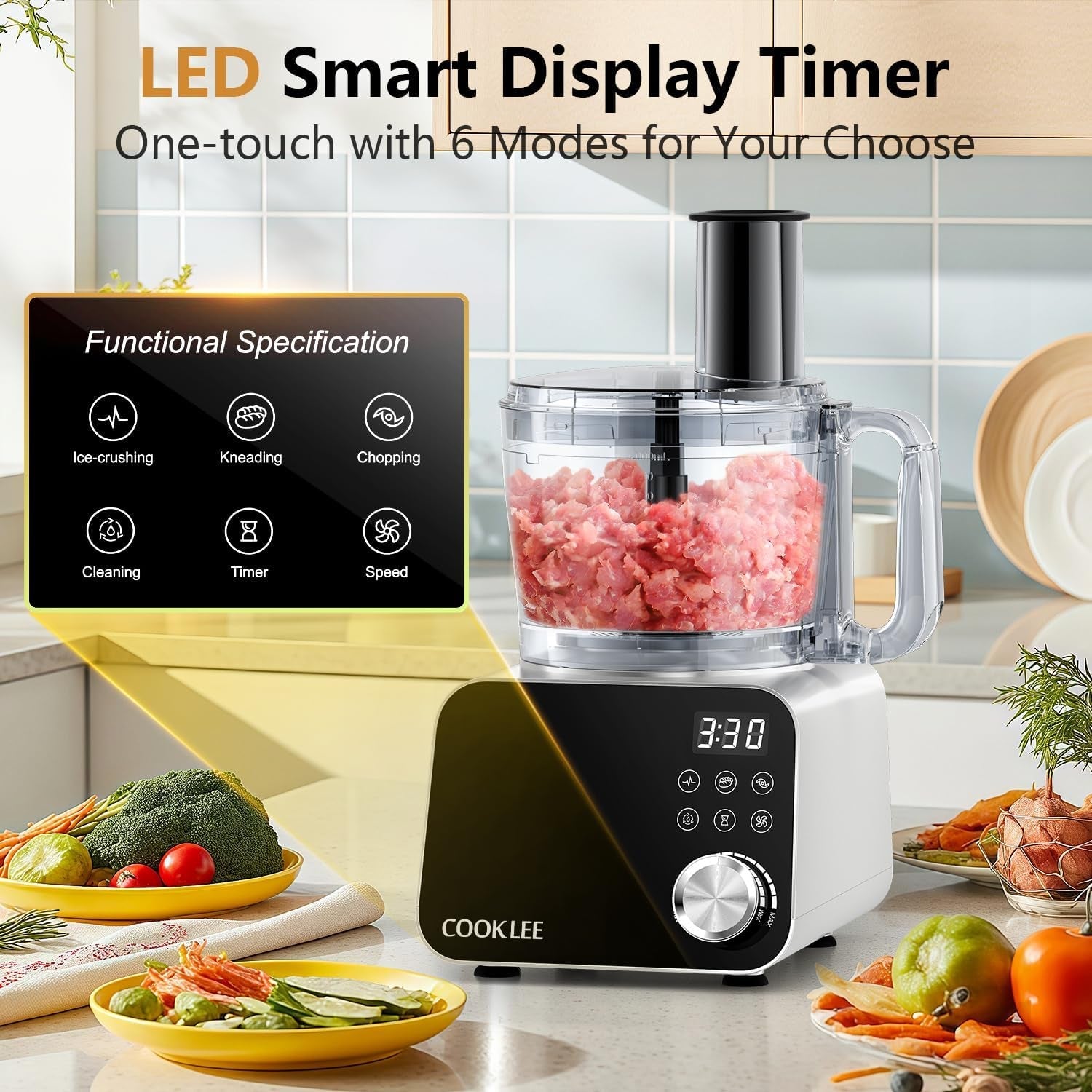 food-processor-600-watts-6-functions-electric-food-chopper-for-chopping-mincing-dicing-shredding-slicing-purees-dough-with-12cup-processor-bowl-food-chute-pusher-silver