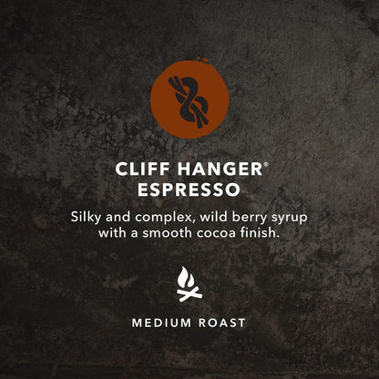 Coffee, Cliff Hanger Espresso, Medium Roast, Whole Bean, 2.2 Pound - Certified Organic, Fairtrade, 35.2 Ounce2