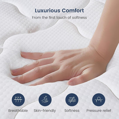 Hotel Level Firm King Size Mattress 12 Inch, Certipur-Us Mattress in a Box4