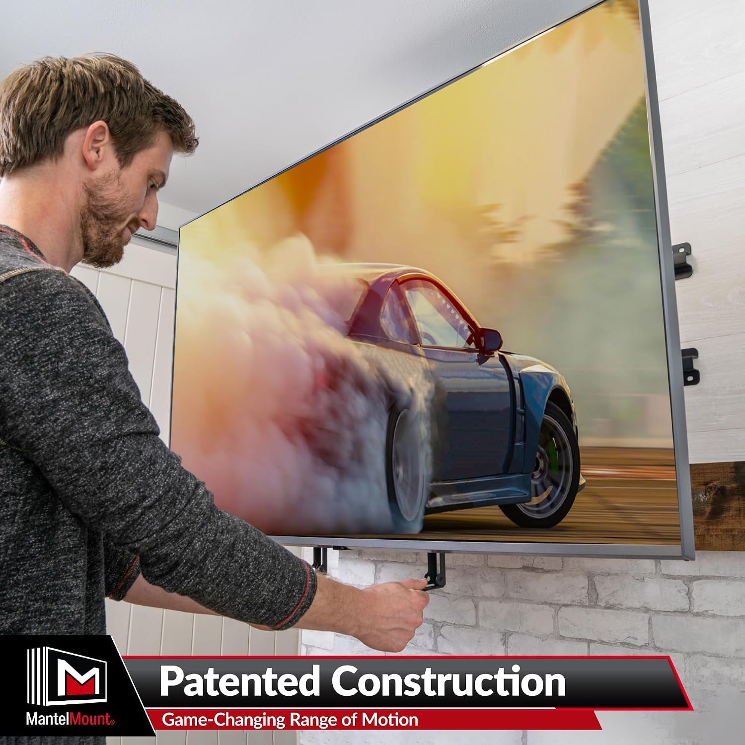 mm340-above-fireplace-pull-down-tv-mount-televisions-44-to-80-up-to-90-lbs-safe-auto-adjusting-tv-mounts-patented-motion-stops-handles-balancing-technology-superior-steel