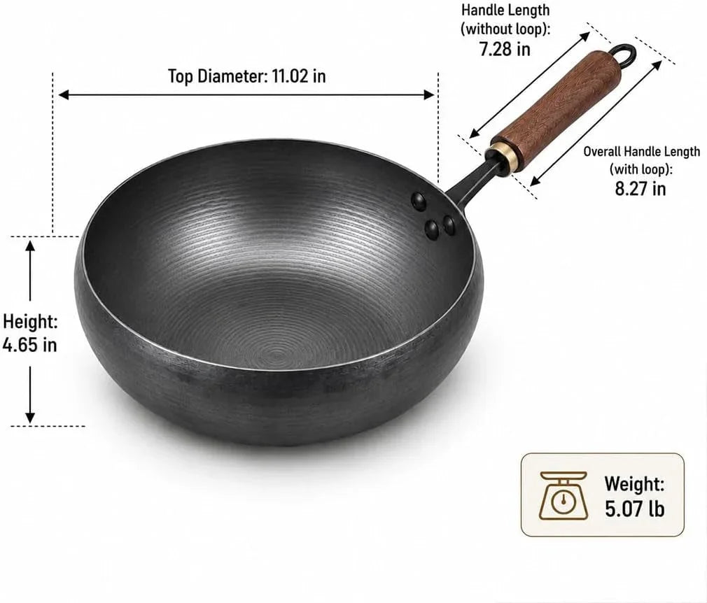 11-inch-pure-hand-forged-iron-pot-with-hammered-texture-hand-forged-uncoated-iron-pot-works-on-gas-induction-electric-and-more-great-for-stir-fry-steak-stews-and-daily-meals