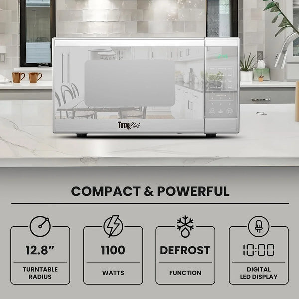 1.3 Cu Ft Microwave Oven – Compact Countertop Kitchen Appliance, Small Stainless Steel Microwave with Digital Touch, Pre-Set Functions, 12.8” Turntable, 1100 Watt3