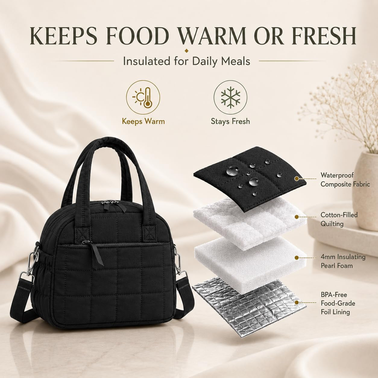 lunch-box-for-women-quilted-insulated-lunch-bag-puffy-lunch-tote-with-adjustable-shoulder-strap-for-work-school-travel-black-regular-9l