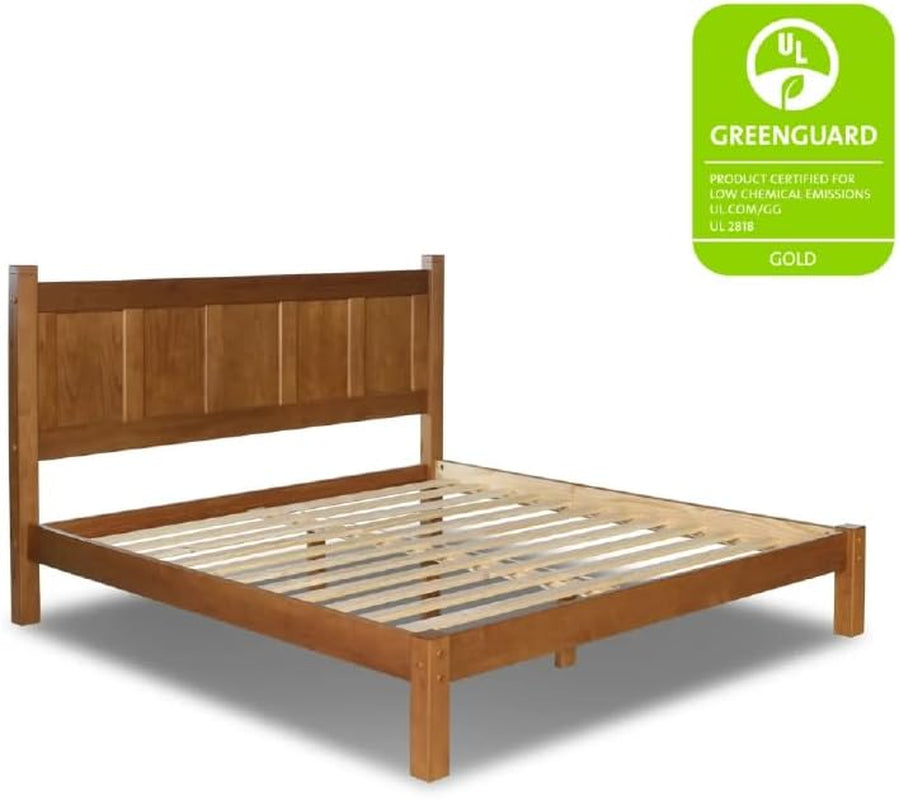 shaker-solid-wood-panel-platform-bed-queen-size-walnut
