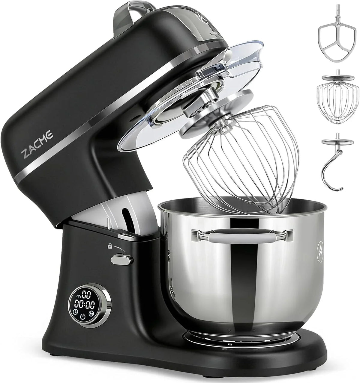7-quart-stand-mixer-aluminum-die-casting-650w-12-speed-tilt-head-kitchen-electric-stand-mixer-household-food-mixer-with-stainless-steel-bowl-dough-hook-whisk-and-beater-black