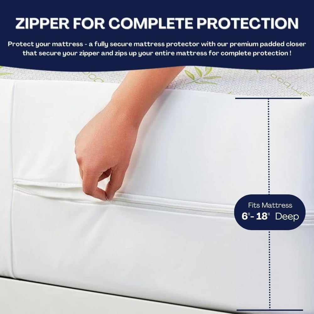 bamboo-mattress-protector-with-zipper-100-waterproof-king-size-cooling-mattress-cover-ultra-soft-jacquard-fabric-breathable-noiseless-mattress-pad-cover-zippered-mattress-encasements