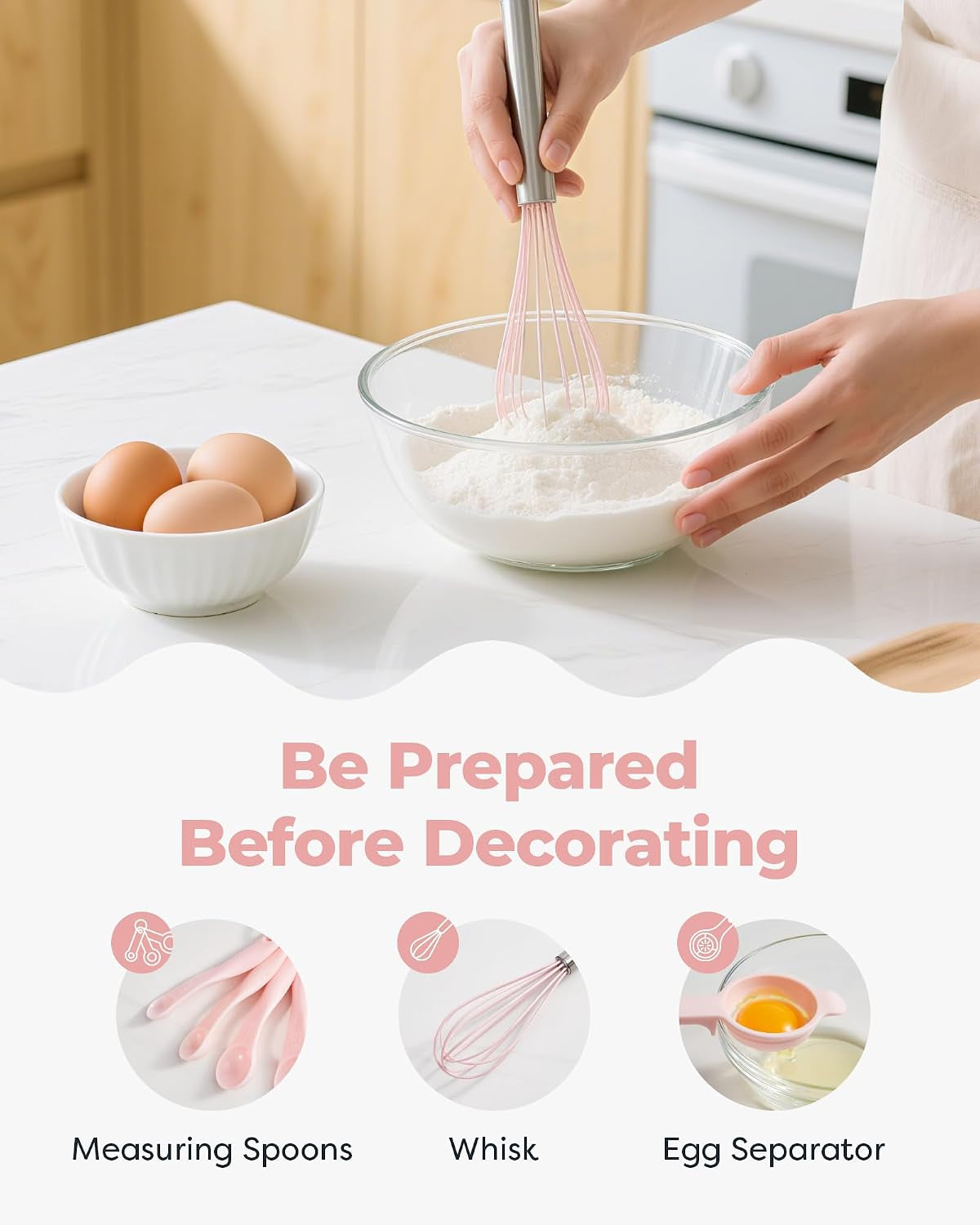 158-cake-decorating-kit-baking-supplies-tools-for-beginners-pros-cake-stand-turntable-icing-piping-tips-disposable-reusable-pastry-bag-spatulas-video-tutorial-pattern-chart