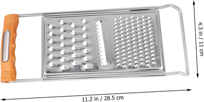 2Pcs Functions in Kitchen Grater Tool Slicer Shredder Peeler Stainless Steel for Potatoes Carrots2