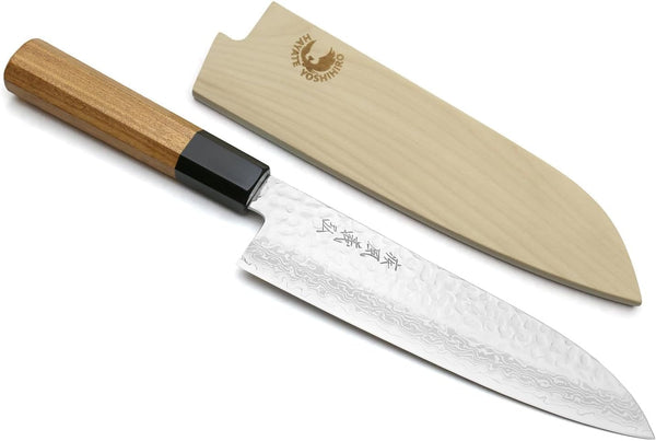 VG10 46 Layers Hammered Damascus Santoku Japanese Multipurpose Chef Knife (Ambrosia Handle)1