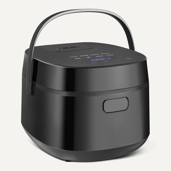 Rice Cooker 6-Cup Uncooked 12-Cup Cooked, Micon with Fuzzy Logic, Keep Warm, Black3