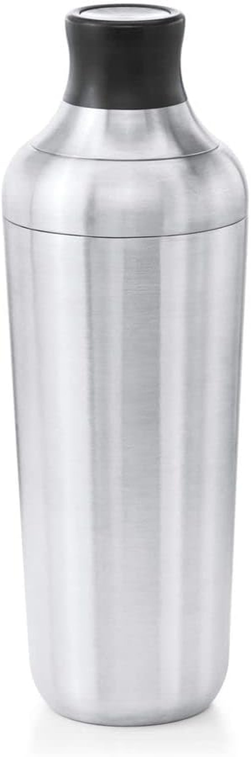 oxo-steel-cocktail-shaker-with-strainer-stainless-finish-24-oz-capacity-bar-tool-easy-grip-design-home-bar-bartending-equipment-beginner-friendly-leak-proof-single-wall-shaker
