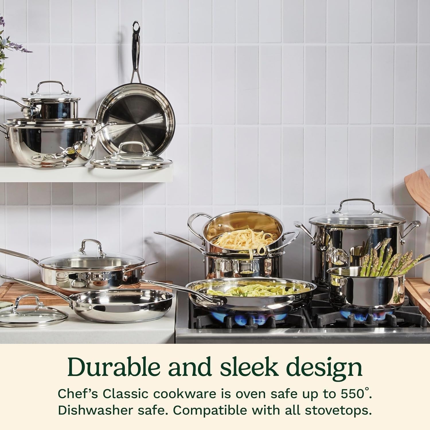 766s-22-6-qt-stainless-steel-pasta-pot-w-straining-cover-chefs-classic-stainless-cookware-collection-6-quart