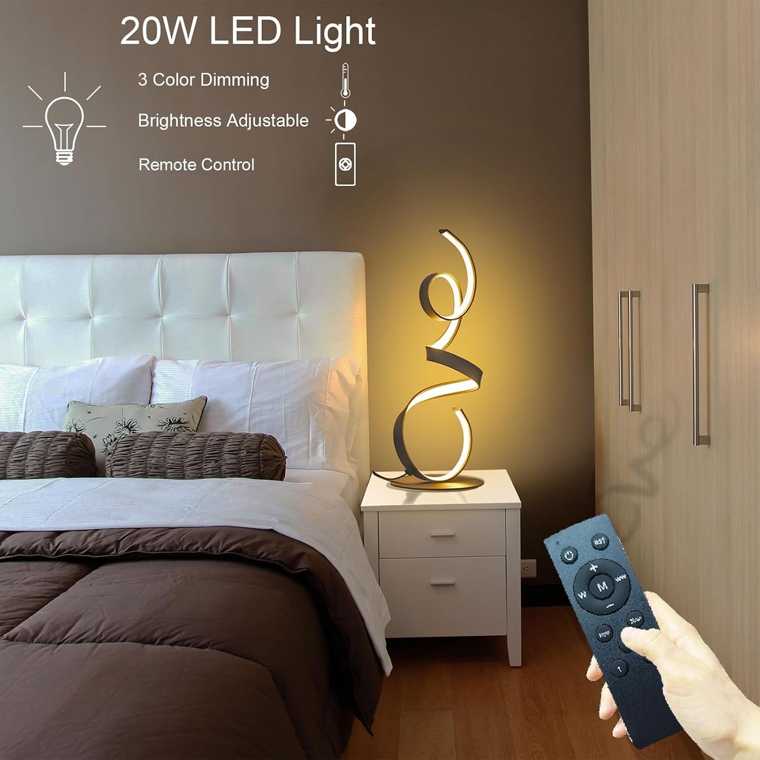 20w-3-colors-remote-control-dimmable-led-art-table-lamp-21-4-inch-with-touch-switch-for-living-room-bedroom-black
