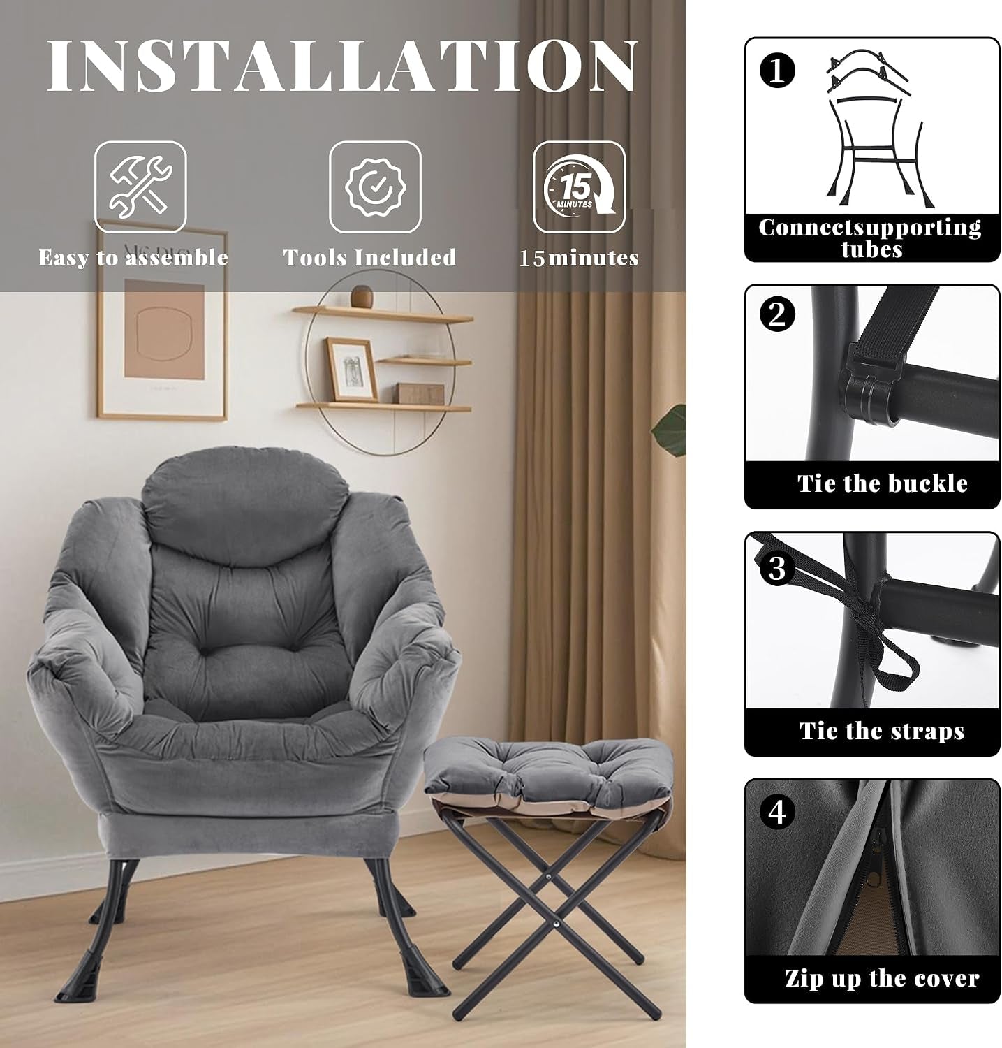lazy-chair-with-ottoman-comfy-reading-chair-darkgrey-cushioned-seat-with-foldable-ottoman-and-side-pocket-lounge-chair-for-bedroom-living-room-dorm-and-small-spaces