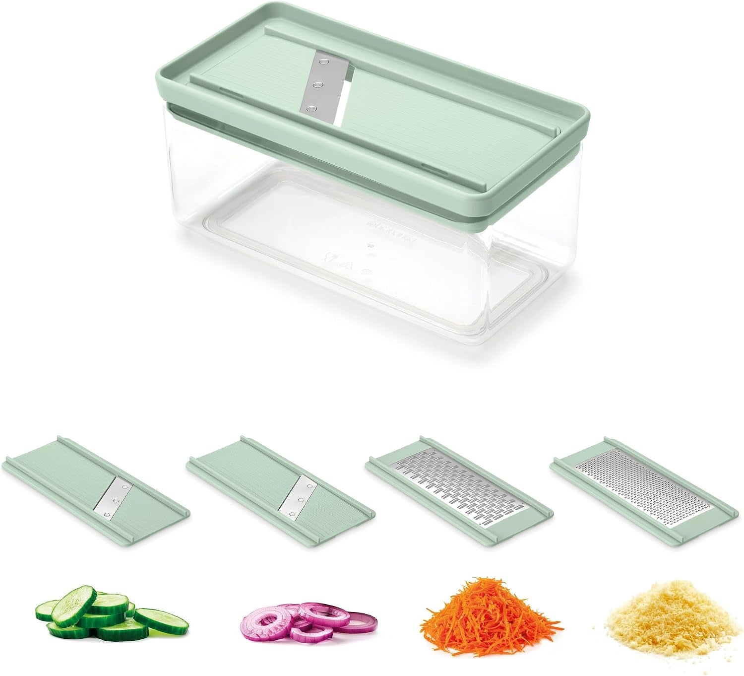 brabantia-tasty-slicer-and-grater-set-vegetable-slicer-with-two-graters-storage-box-non-slip-base-dishwasher-safe-design-100-recyclable-tritan-plastic-jade-green