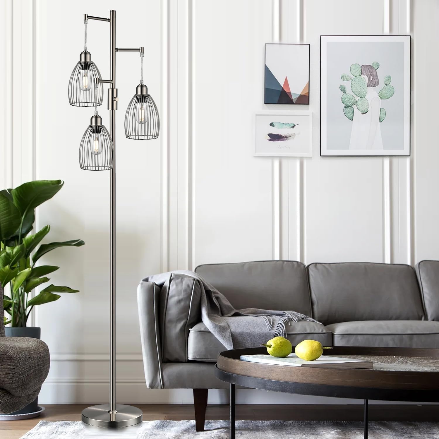 dimmable-floor-lamp-3-x-800lm-led-edison-bulbs-included-industrial-floor-lamp-standing-tree-lamp-with-elegant-teardrop-cage-heads-tall-lamps-for-living-room-bedroom-brushed-nickel