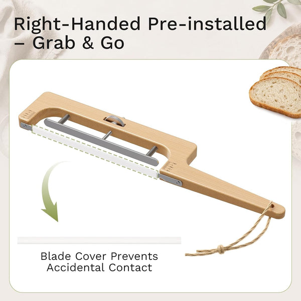 Bread Knife for Homemade Bread - Adjustable Bread Slicer with Quick Adjust8