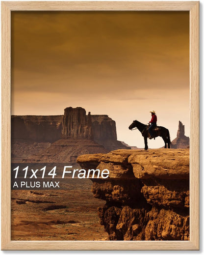 11X14 Picture Frame Natural Light Weight Wall Mount1