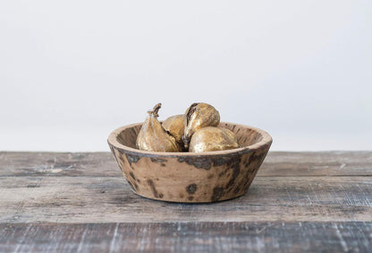 Creative Co-Op Resin Figs with Gold Finish (Set of 5 Pieces)8