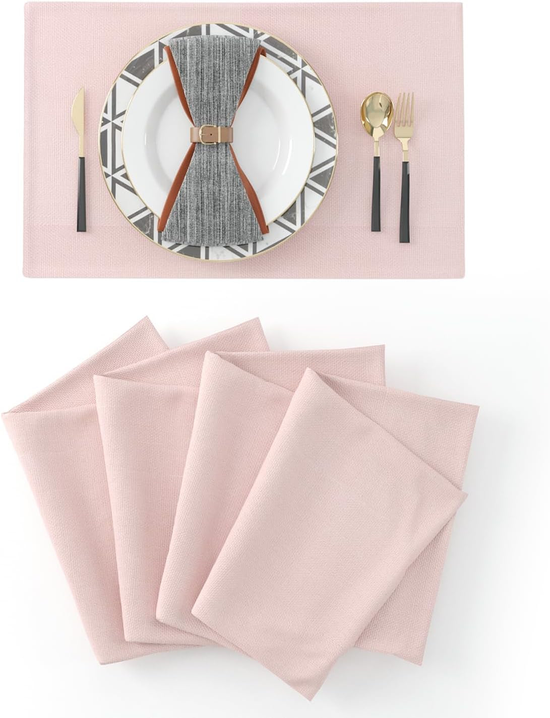 set-of-4-soft-linen-handmade-placemats-heat-resistant-dining-table-place-mats-kitchen-table-mats-12-x-18-baby-pink